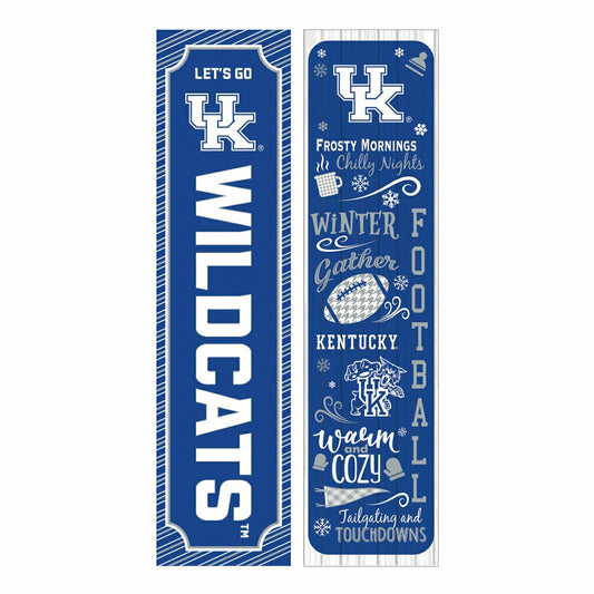 Team Sports America Exclusive - University of Kentucky 46" Double Sided Leaner, Winter Seasonal