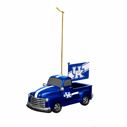 Team Sports America Everyday - University of Kentucky Rally Truck Ornament, Set of 2