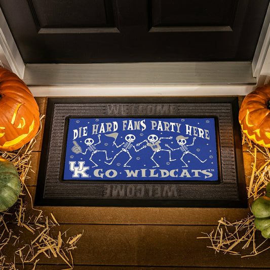 Team Sports America Exclusive - University of Kentucky Flocked Coir Halloween Sassafras Switch Mat, 22