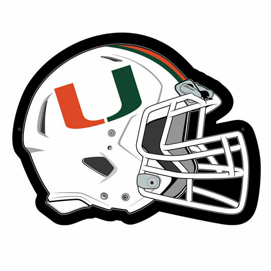 Team Sports America Signature - LED Wall Decor, Helmet, University of Miami