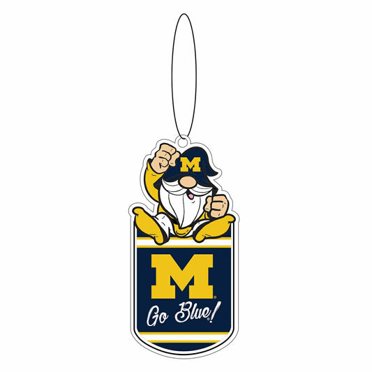 Team Sports America Recommended - University Of Michigan Gift Tag Ornament, Gnome Fan