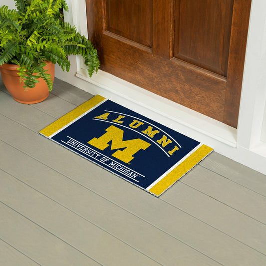 Team Sports America Value - University Of Michigan Alumni Mat, 28"x16"