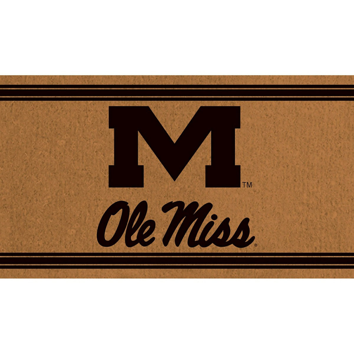 Team Sports America Exclusive - University of Mississippi, Coir Mat 1C