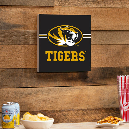 Team Sports America Everyday - University of Missouri Wood Wall Sign, 12x12