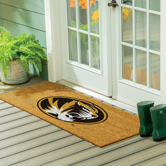 Team Sports America Best Seller - University of Missouri Extra Large Full Color Coir Mat, 60"x24"