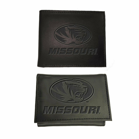 Team Sports America Trending - University of Missouri, Bi-Fold and Tri-Fold Wallet Gift Set, Black