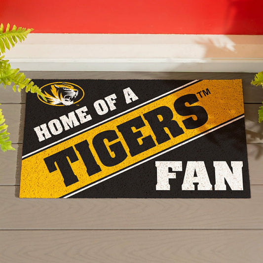 Team Sports America Essential - University of Missouri, PVC Mat COLOR, Home of a Fan