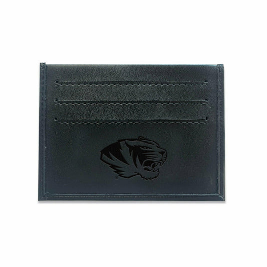 Team Sports America Classic - Front Pocket Wallet w/ RFID Blocking, University of Missouri, Black