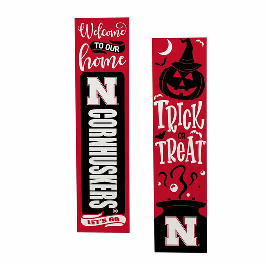 Team Sports America Essential - University of Nebraska 47" Double Sided Leaner, Halloween