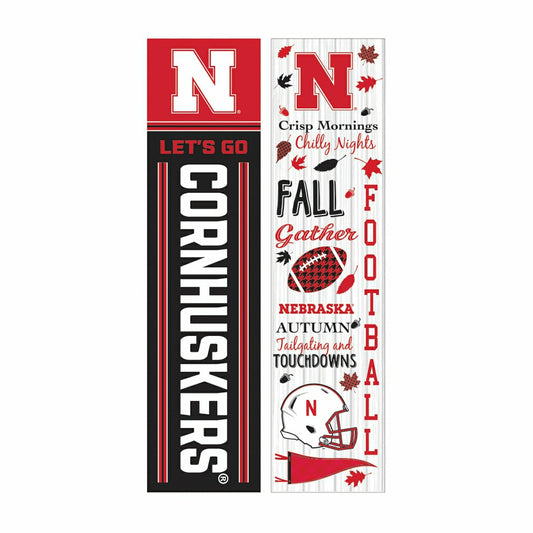 Team Sports America Everyday - University of Nebraska 46" Double Sided Leaner, Fall Seasonal