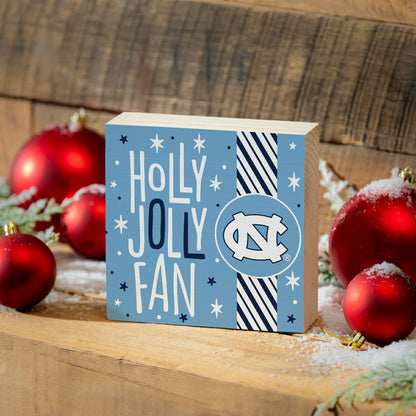 Team Sports America Best Seller - University of North Carolina Block, Holiday, 6x6