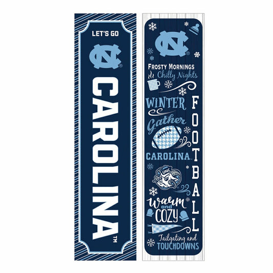 Team Sports America Classic - 46" Double Sided Leaner, University of North Carolina, Winter Seasonal