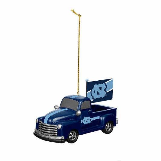 Team Sports America Best Seller - University of North Carolina Rally Truck Ornament, Set of 2