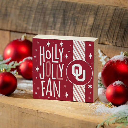 Team Sports America Value - University of Oklahoma Block, Holiday, 6x6