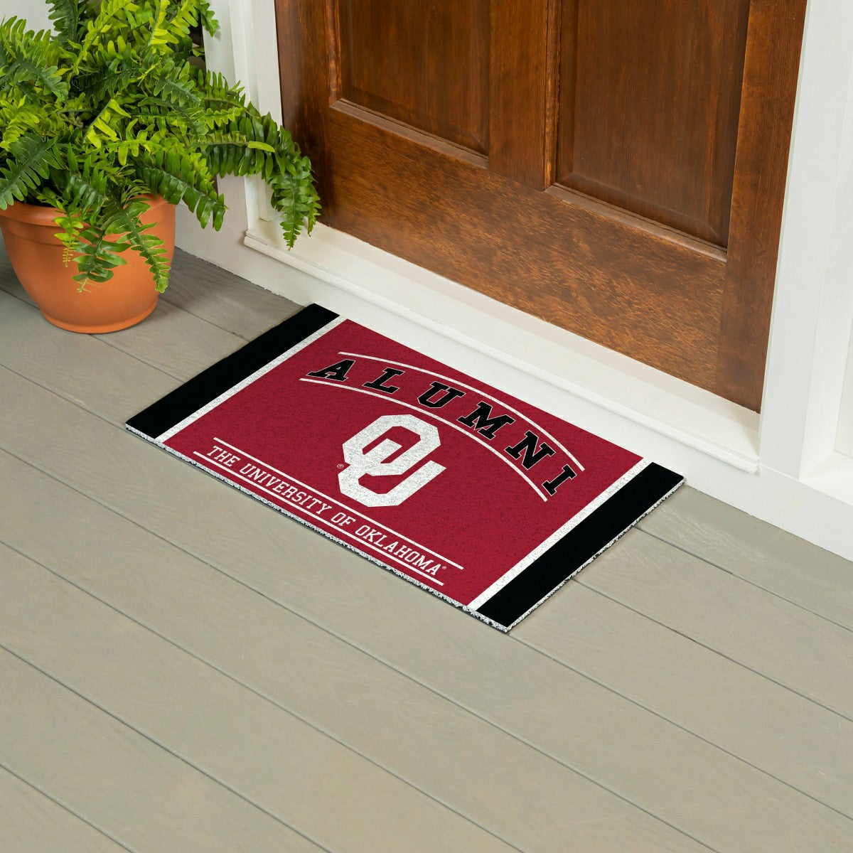 Team Sports America Essential - University of Oklahoma Alumni Mat, 28"x16"