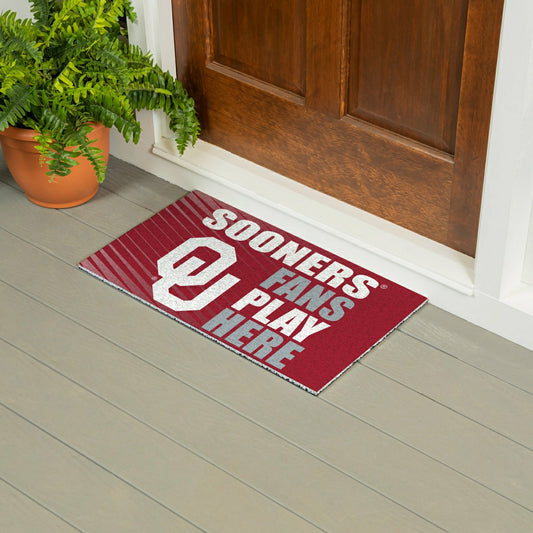 Team Sports America Everyday - University of Oklahoma Fan Mat, 28"x16"