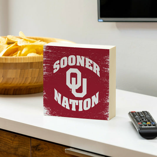 Team Sports America Signature - University of Oklahoma Plock, Down Home Fans, 6x6