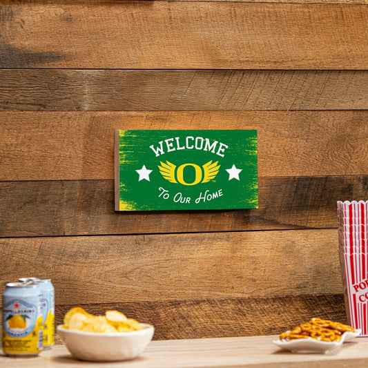 Team Sports America Classic - University of Oregon Wood Wall Sign, 6x11