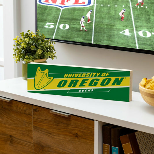 Team Sports America Essential - University of Oregon Mantle Sign, Down Home Fans, 5x18