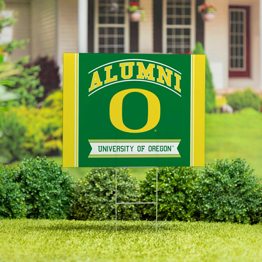 Team Sports America Signature - University of Oregon Coroplast Yard Sign Alumni