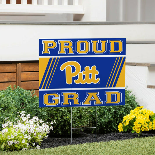 Team Sports America Signature - University of Pittsburgh Coroplast Yard Sign Graduate