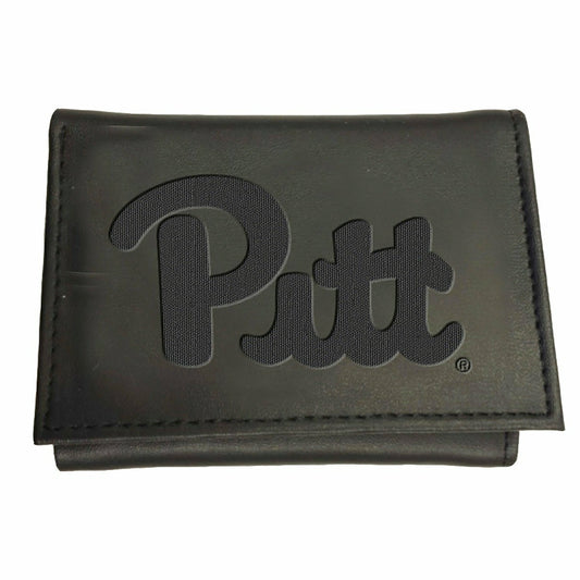 Team Sports America Best Seller - University of Pittsburgh, Tri-Fold Wallet, Black
