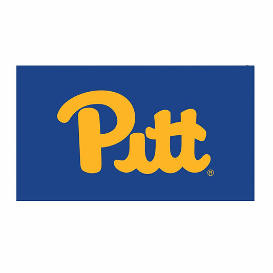 Team Sports America Signature - Full Color PVC Mat, 16" x 28", University of Pittsburgh