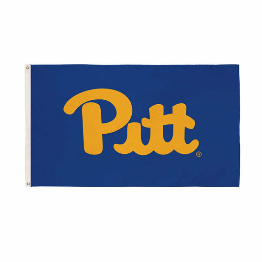 Team Sports America Everyday - University of Pittsburgh Single Sided Estate Flag with 2 Grommets, 3'x