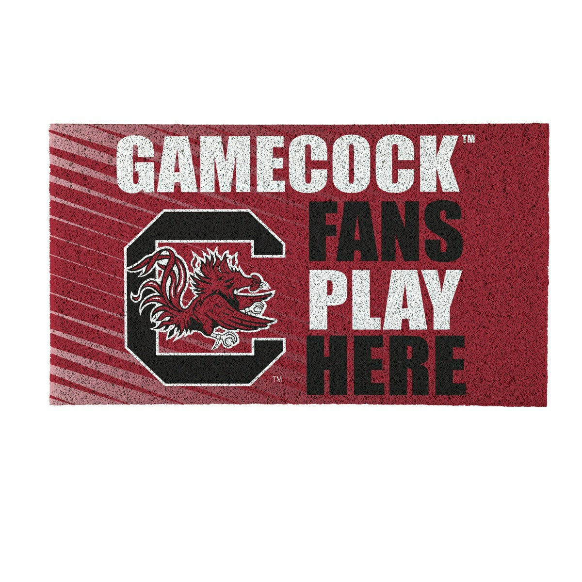 Team Sports America Classic - University of South Carolina Fan Mat, 28"x16"