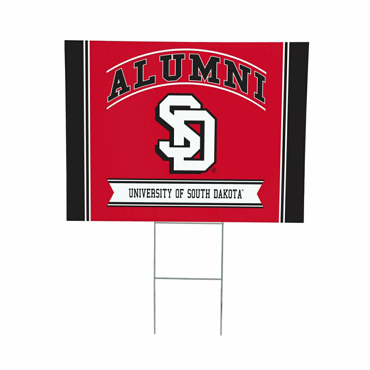 Team Sports America Best Seller - University of South Dakota Coroplast Yard Sign Alumni