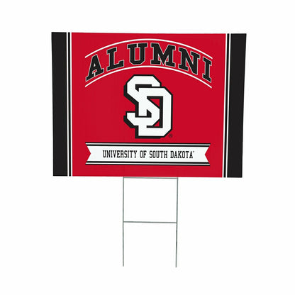 Team Sports America Best Seller - University of South Dakota Coroplast Yard Sign Alumni