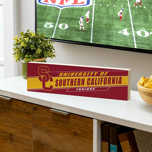 Team Sports America Classic - University of Southern California Mantle Sign, Down Home Fans, 5x18
