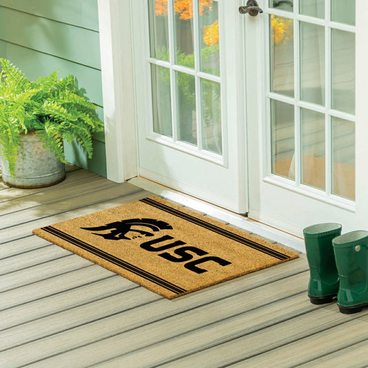 Team Sports America Trending - University of Southern California Large One Color Coir Mat, 36"x24"