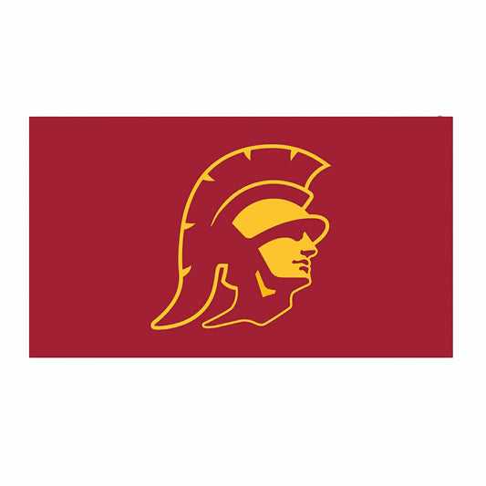 Team Sports America Essential - Full Color PVC Mat, 16" x 28", University of Southern California