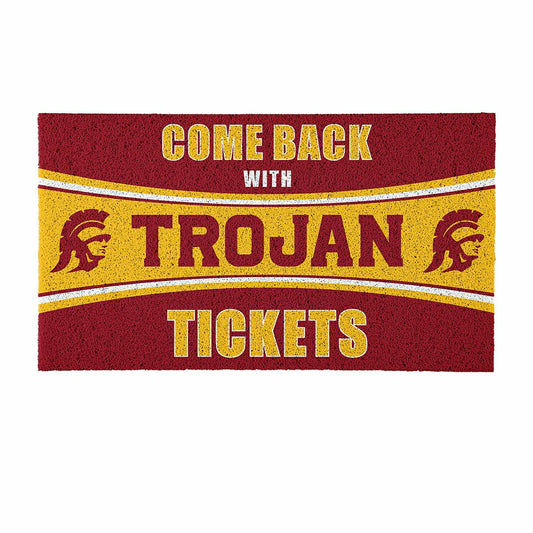 Team Sports America Trending - 28" x 16" PVC Trapper Mat, Come Back with Tickets, University of South