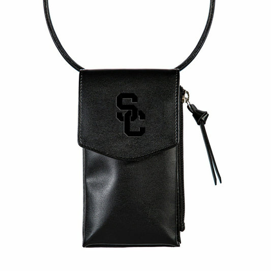 Team Sports America Everyday - University of Southern California, Cross Body Wallet, Black