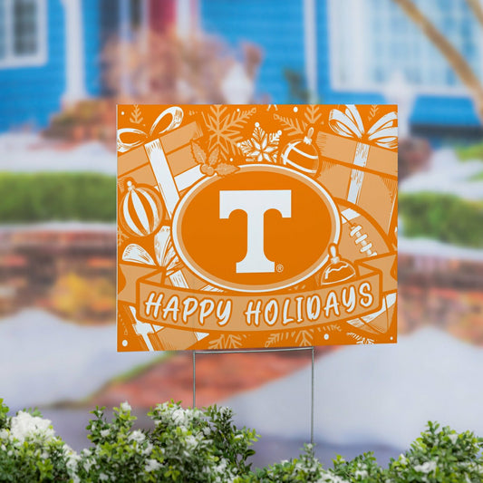 Team Sports America Recommended - University of Tennessee Yard Sign, Holiday