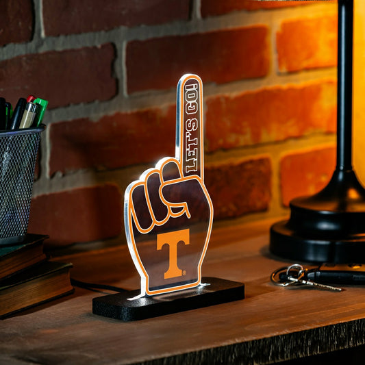 Team Sports America Signature - University of Tennessee College Foam Finger Desklite LED Decor