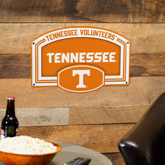 Team Sports America Trending - University of Tennessee USA Embossed Steel Wall Sign, 11" x 17"