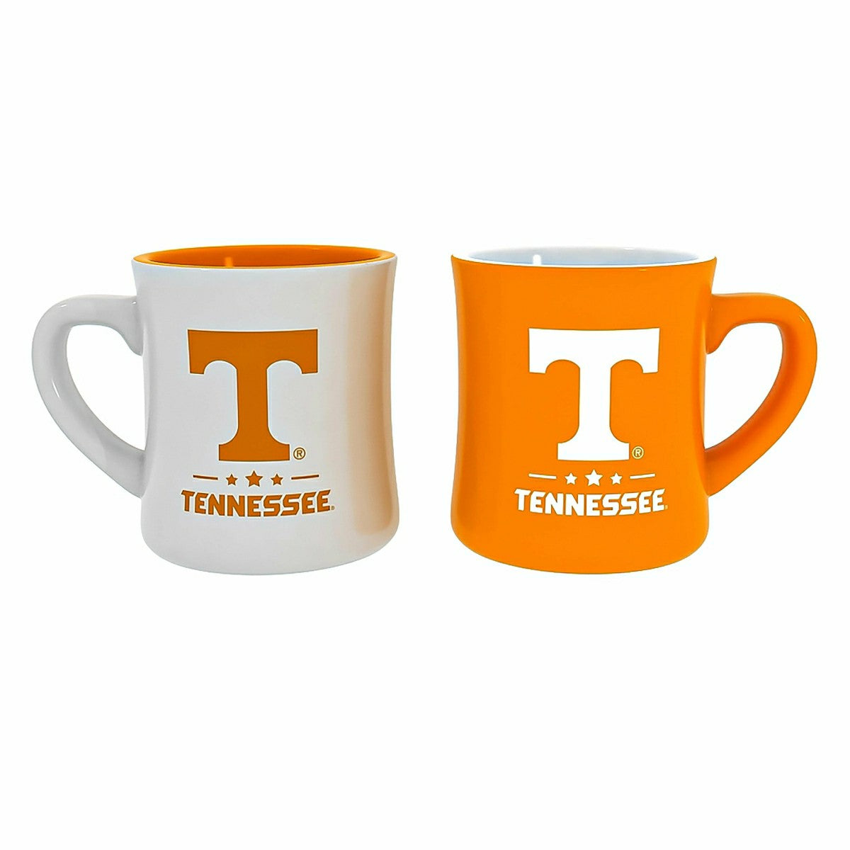 Team Sports America Recommended - University of Tennessee 10oz Ceramic Cup Set, 2pc
