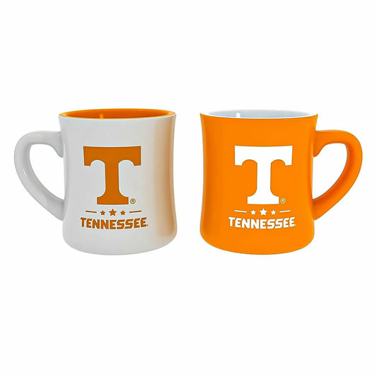 Team Sports America Recommended - University of Tennessee 10oz Ceramic Cup Set, 2pc