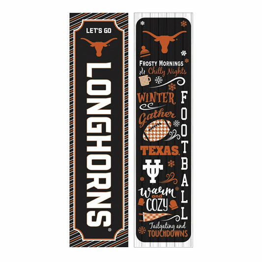 Team Sports America Trending - 46" Double Sided Leaner, University of Texas, Winter Seasonal