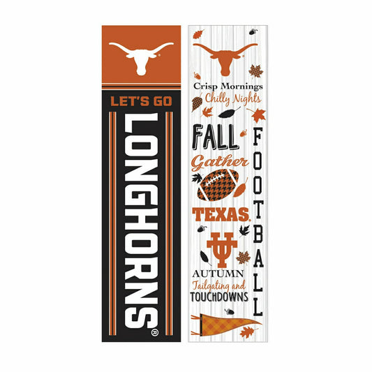 Team Sports America Recommended - 46" Double Sided Leaner, University of Texas, Fall Seasonal