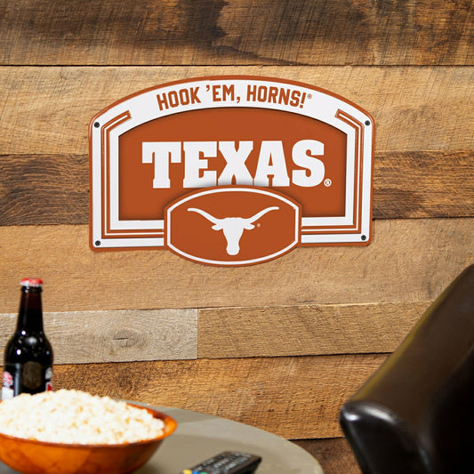 Team Sports America Signature - University of Texas USA Embossed Steel Wall Sign, 11" x 17"