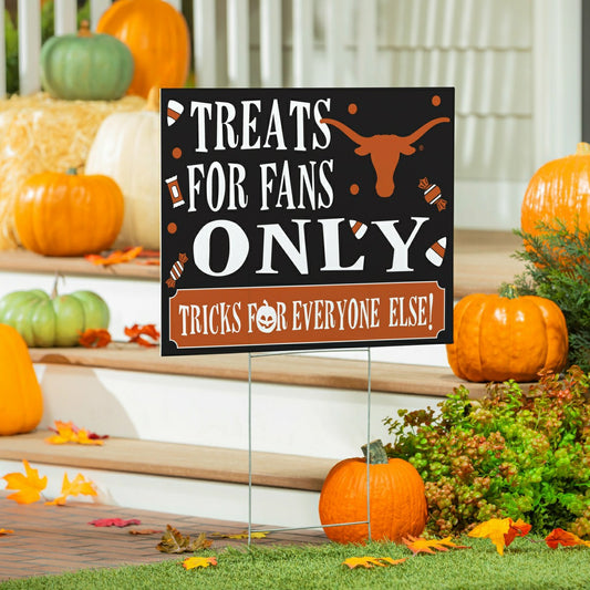 Team Sports America Classic - University of Texas Coroplast Yard Sign, Halloween Treats for Fans