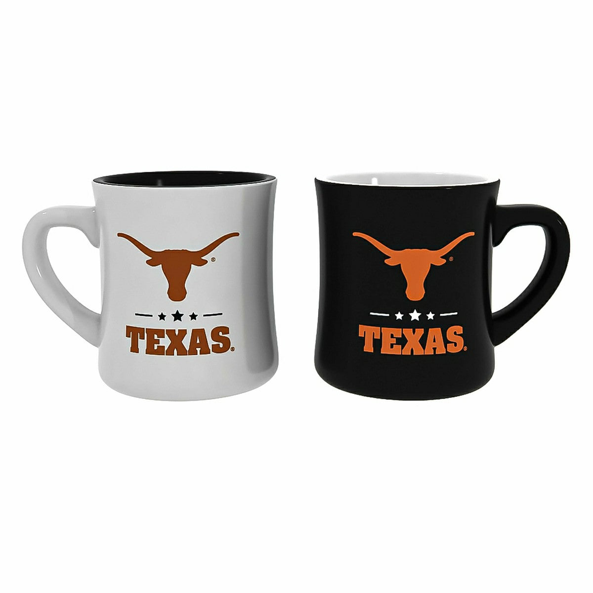 Team Sports America Everyday - University of Texas 10oz Ceramic Cup Set, 2pc