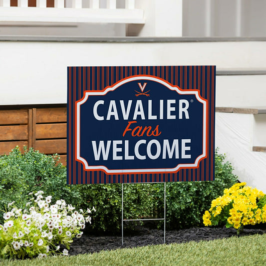 Team Sports America Classic - University of Virginia Coroplast Yard Sign, "Fans Welcome"