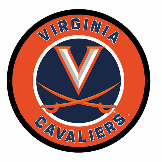 Team Sports America Value - LED Wall Decor, Round, University of Virginia