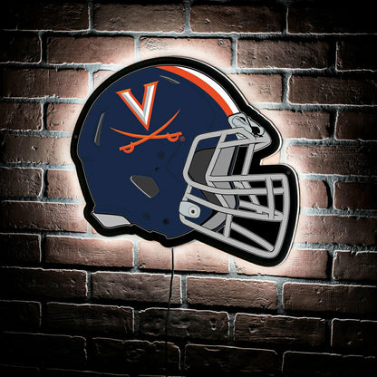 Team Sports America Trending - LED Wall Decor, Helmet, University of Virginia