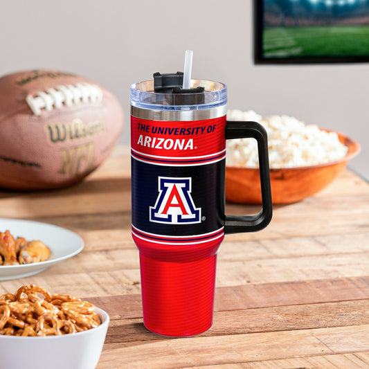 Team Sports America Everyday - 40oz Stainless Steel Canyon Cup w/ Straw, University of Virginia
